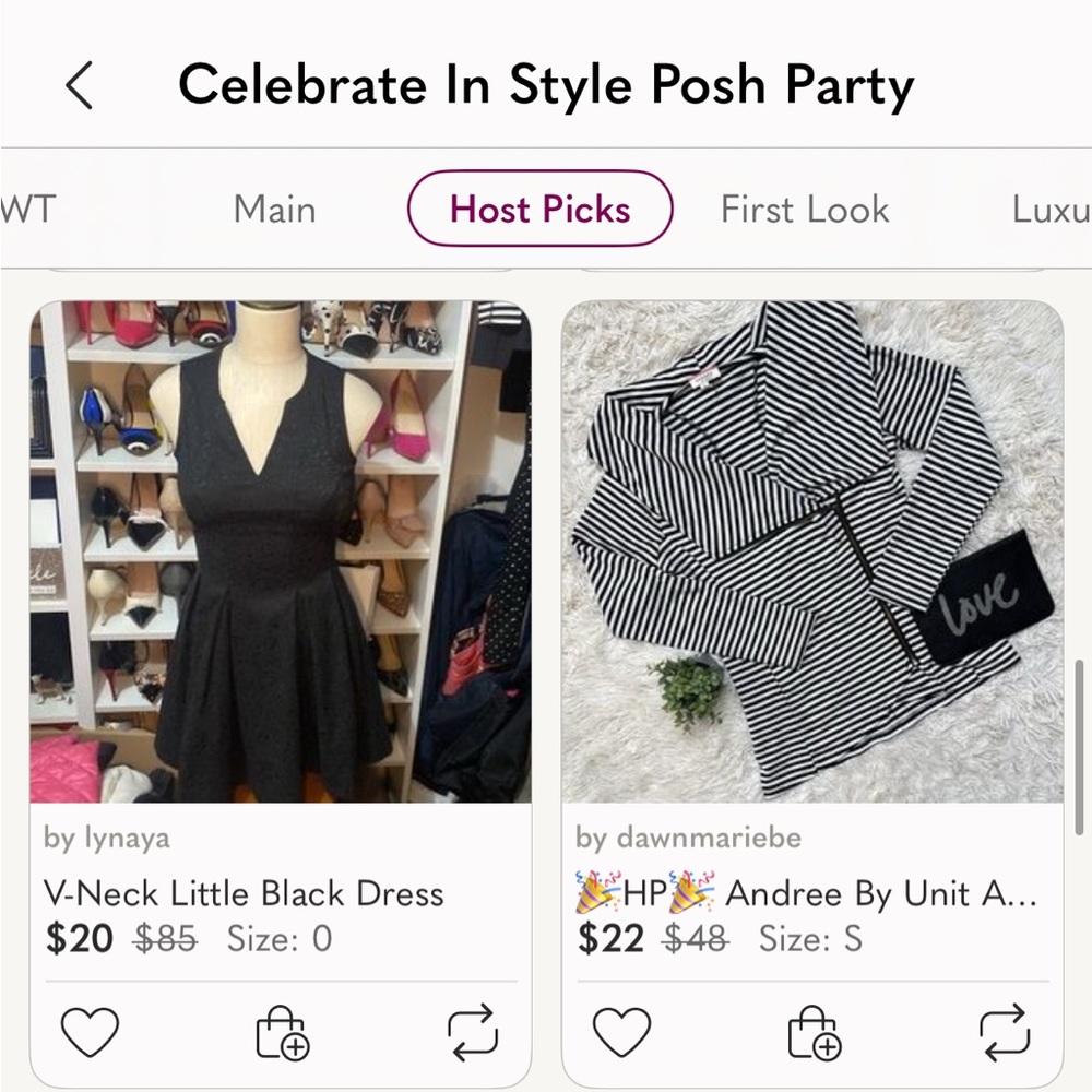 V-Neck Little Black Dress - Picture 15 of 15